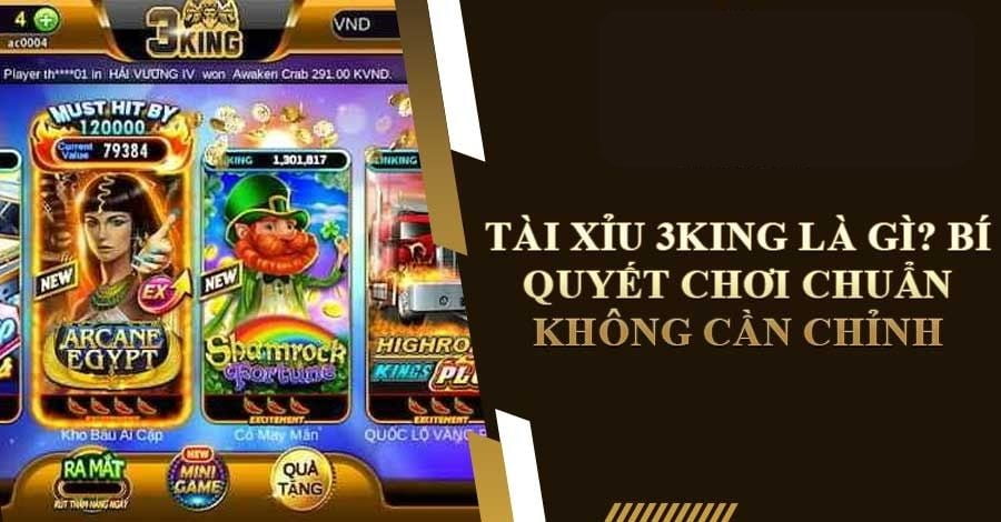 Bí quyết chơi tài xỉu tại 3king chuẩn không cần chỉnh