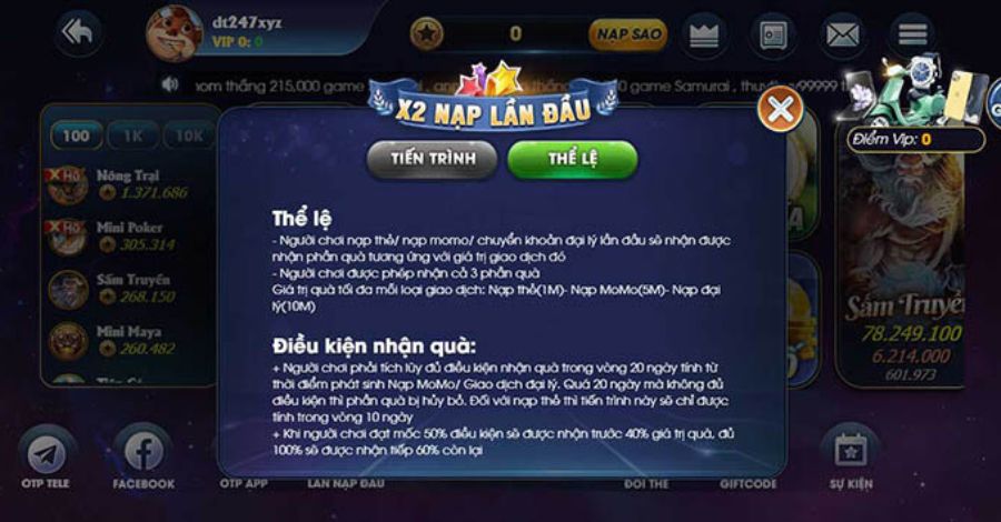 Luật chơi nổ hũ 68 đơn giản cùng nhiều phần quà hấp dẫn