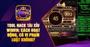 Tool hack tài xỉu winvn: cách hoạt động, có vi phạm luật không?